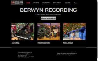 Berwyn Recording website
