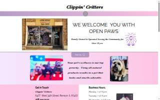 Clippin' Critters website