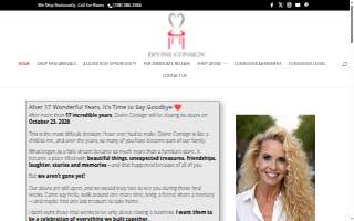 Divine Consign website