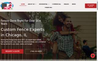 Suburban Fence Inc of Berwyn website
