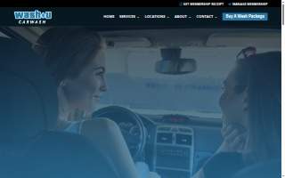WashU Car Wash of Berwyn website