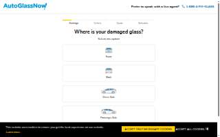 Auto Glass Now of North Salt Lake website