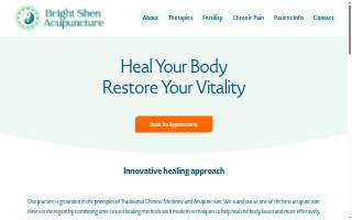 Bright Shen Acupuncture of Bloomingdale website