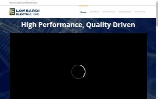 Lombardi Electric Inc website