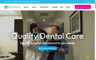 Shifa Home Care website