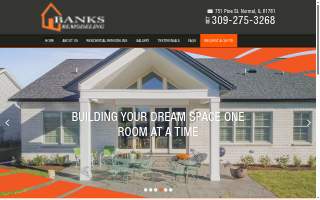 Banks Remodeling website