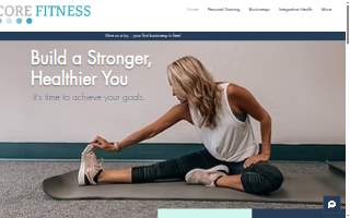 Core Fitness website