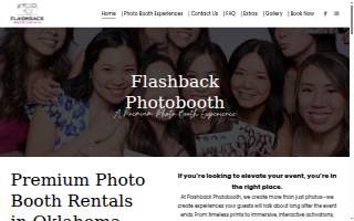 Flashback Photobooth Company website