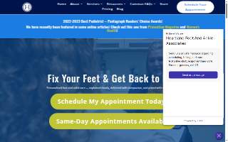 Heartland Foot & Ankle Associates, P.C. website