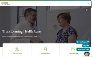 OSF Medical Group - Behavioral & Mental Health website