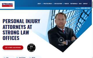 Strong Law Offices website