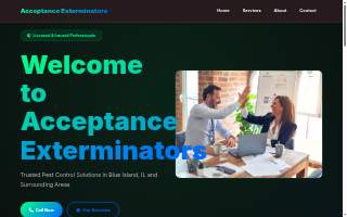 Acceptance Exterminators website
