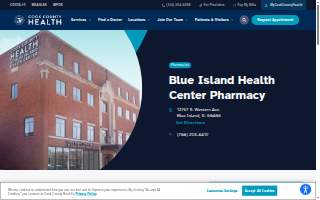 Cook County Health Blue Island Health Center Pharmacy website