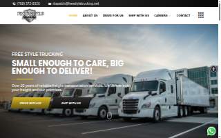Free Style Trucking Inc website