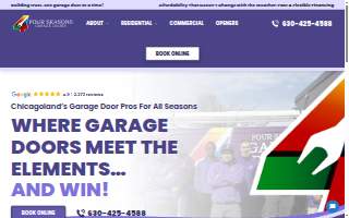 Garage Door The Home Service website