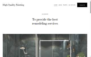 High Quality Painting LLC website