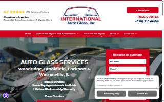 International Auto Glass Inc of Bolingbrook website