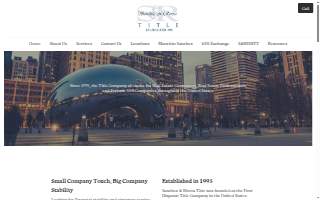 Sanchez & Rivera Title LLC of Bolingbrook website