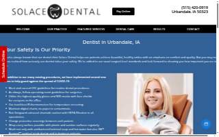 Solace Dental - Bolingbrook website