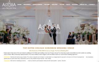 Astoria Banquets All-Inclusive Chicago and Suburb Venue of Buffalo Grove website