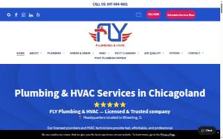 Fly Plumbing website