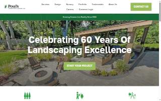 Poul's Landscaping & Nursery website
