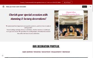 Udream Idecor Event & Party Decor | Decorator website