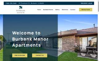 Burbank Manor Apartments website