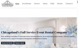M & M Event Planners of Burbank website