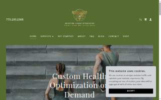 MetaForm Health & Fitness website