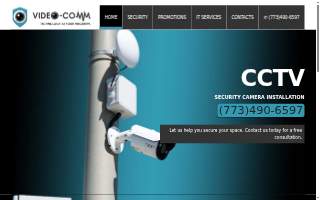 Video-Comm Security Cameras of Burbank website