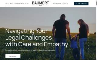 Baumert Law website