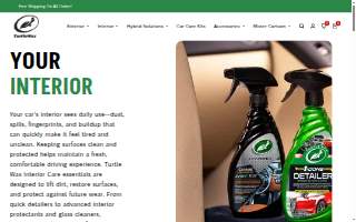 Turtle Wax website