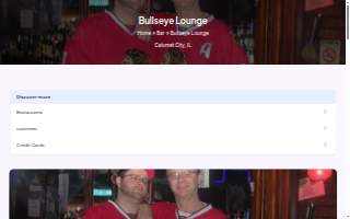 Bullseye Lounge website