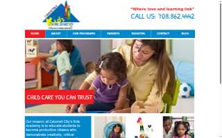 Calumet City's Kids Academy website