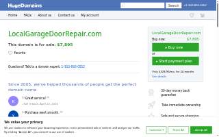 Local Garage Door Repair website