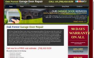 Oak Forest Garage Door Repair website