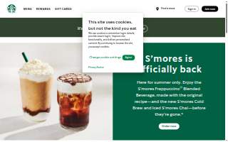 Starbucks of College website