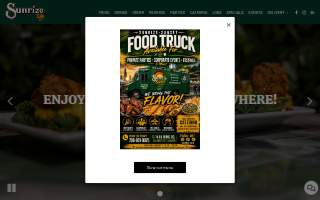 Sunrize Cafe website