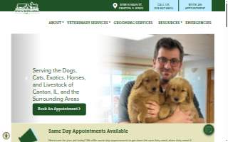 Spoon River Animal Clinic website