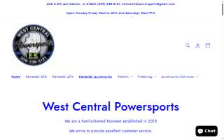 West Central Powersports website