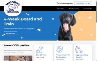 Wilson's Dog Training website