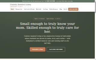 Century Assisted Living website