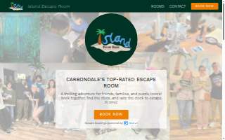 Island Escape Room website