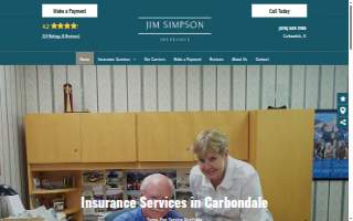 Jim Simpson Insurance website