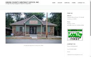 Union County Abstract Office, Inc. website