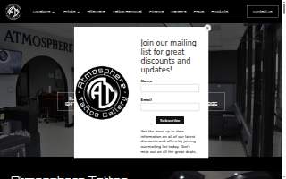 Atmosphere Tattoo Gallery - Roselle website