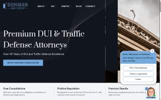 Dohman Law website