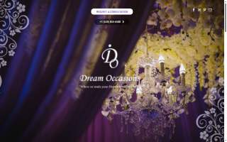 Dream Occasions website