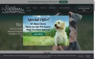 Knoll Animal Hospital website